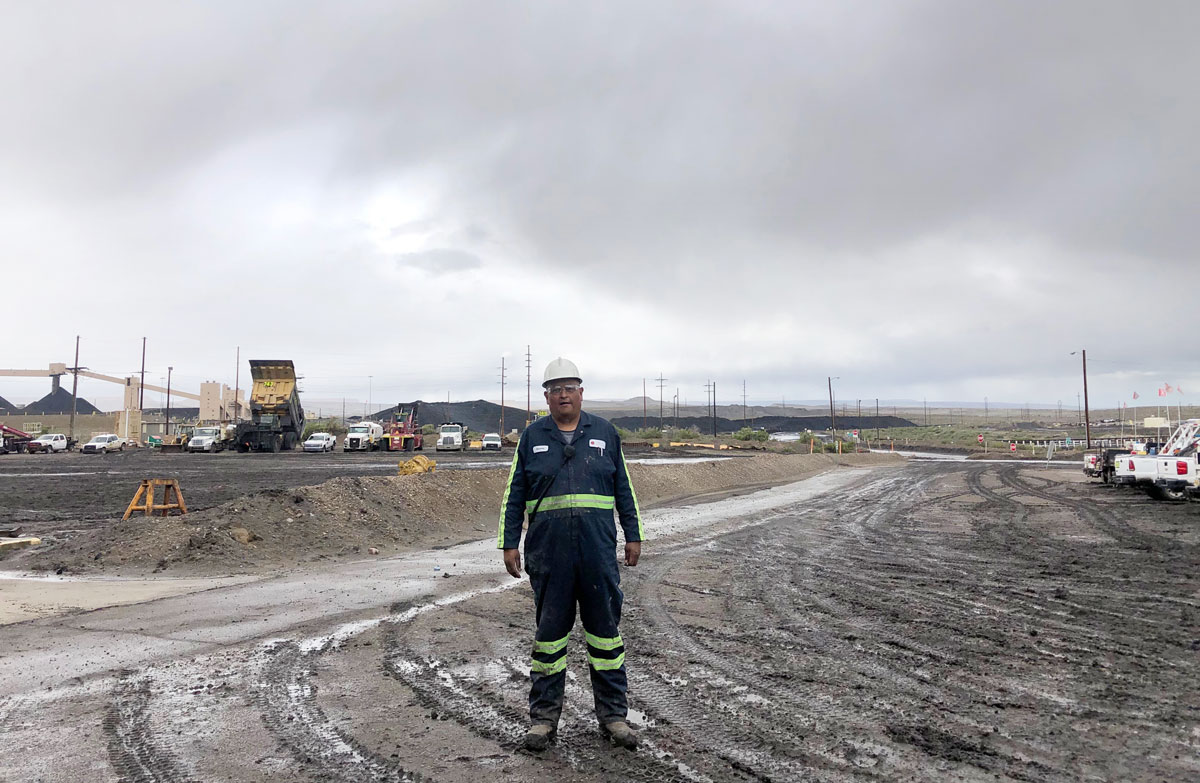 Kenny Benally, a heavy equipment operator. 