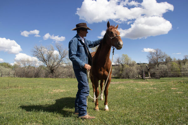 Curt Pate, a horse trainer and stockmanship expert, at his ranch in Ryegate, Montana. Xavier Martinez