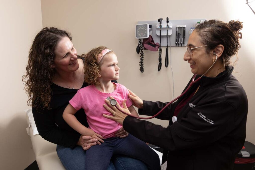 Pediatric visit at Salinas Valley Health